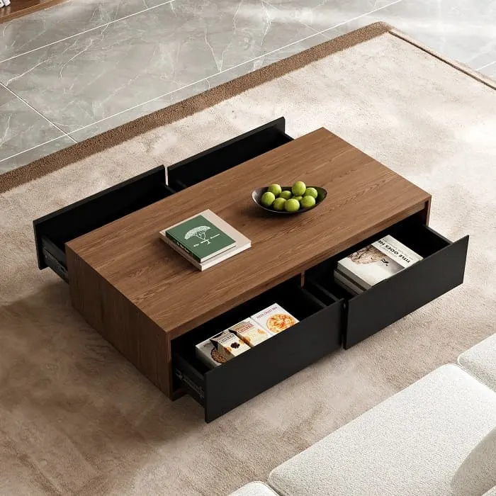 Mesa de centro M281 - Nogal Paris vista 3