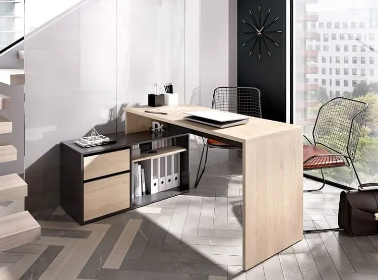 Escritorio M334 - Blanco vista 2