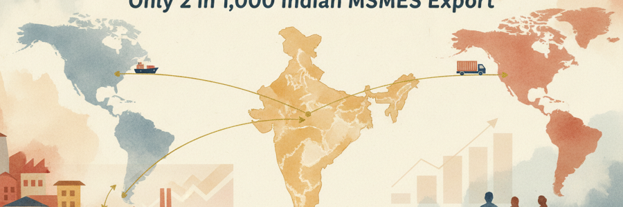 Only 2 in 1,000 Indian MSMEs Export