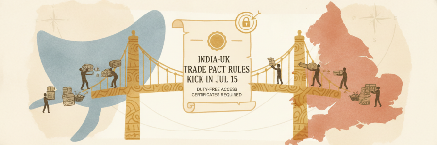 India-UK Trade Pact Rules Kick In Jul 15