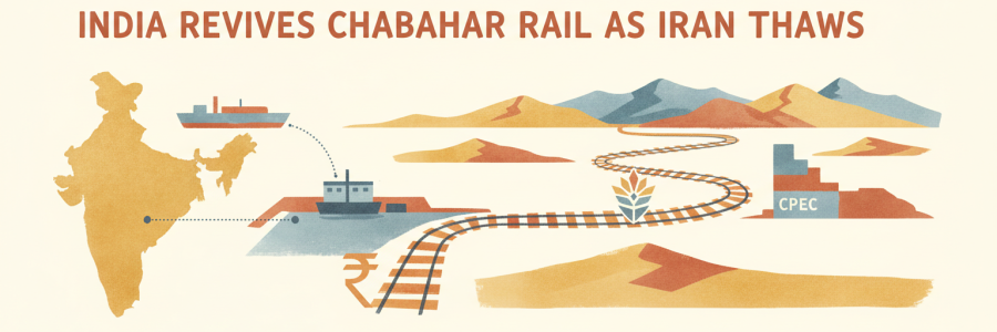 India Revives Chabahar Rail as Iran Thaws