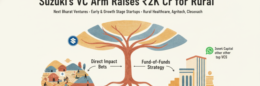 Suzuki's VC Arm Raises ₹2K Cr for Rural