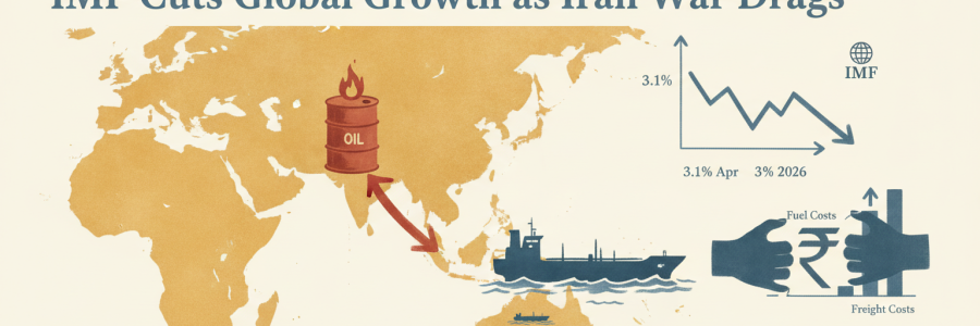 IMF Cuts Global Growth as Iran War Drags