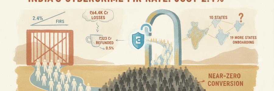 India's Cybercrime FIR Rate: Just 2.4%