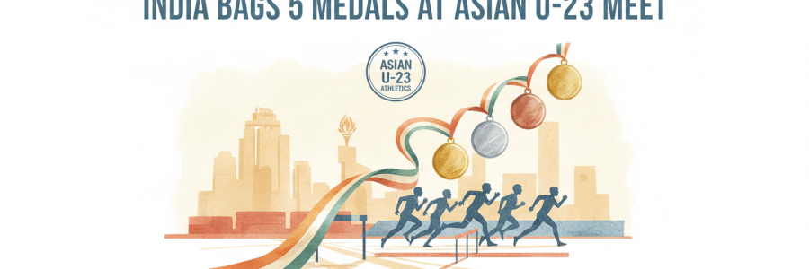 India Bags 5 Medals at Asian U-23 Meet