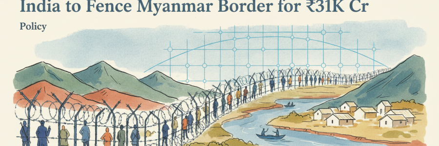 India to Fence Myanmar Border for ₹31K Cr