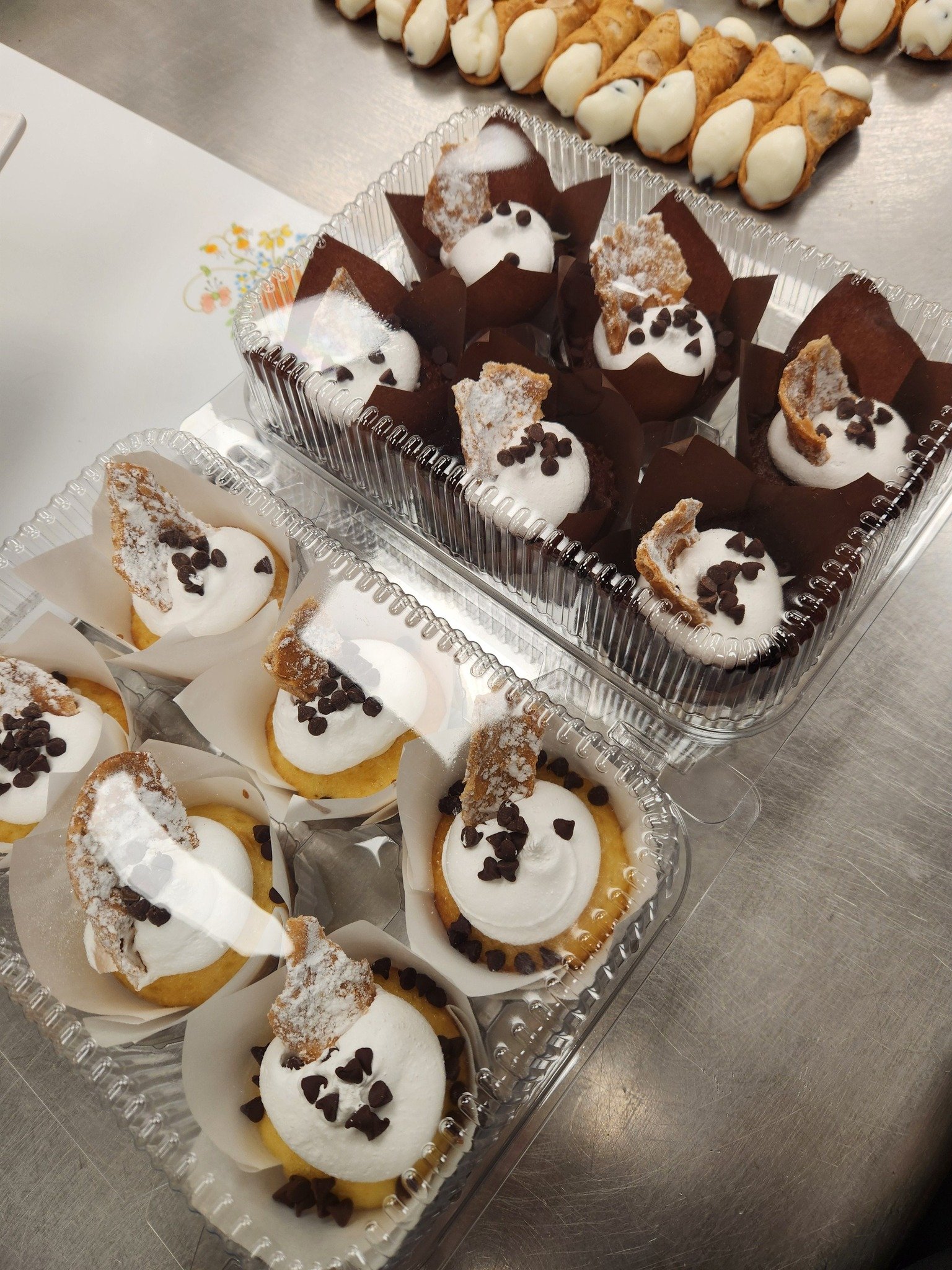 Dozen Cannoli Filled Cupcakes