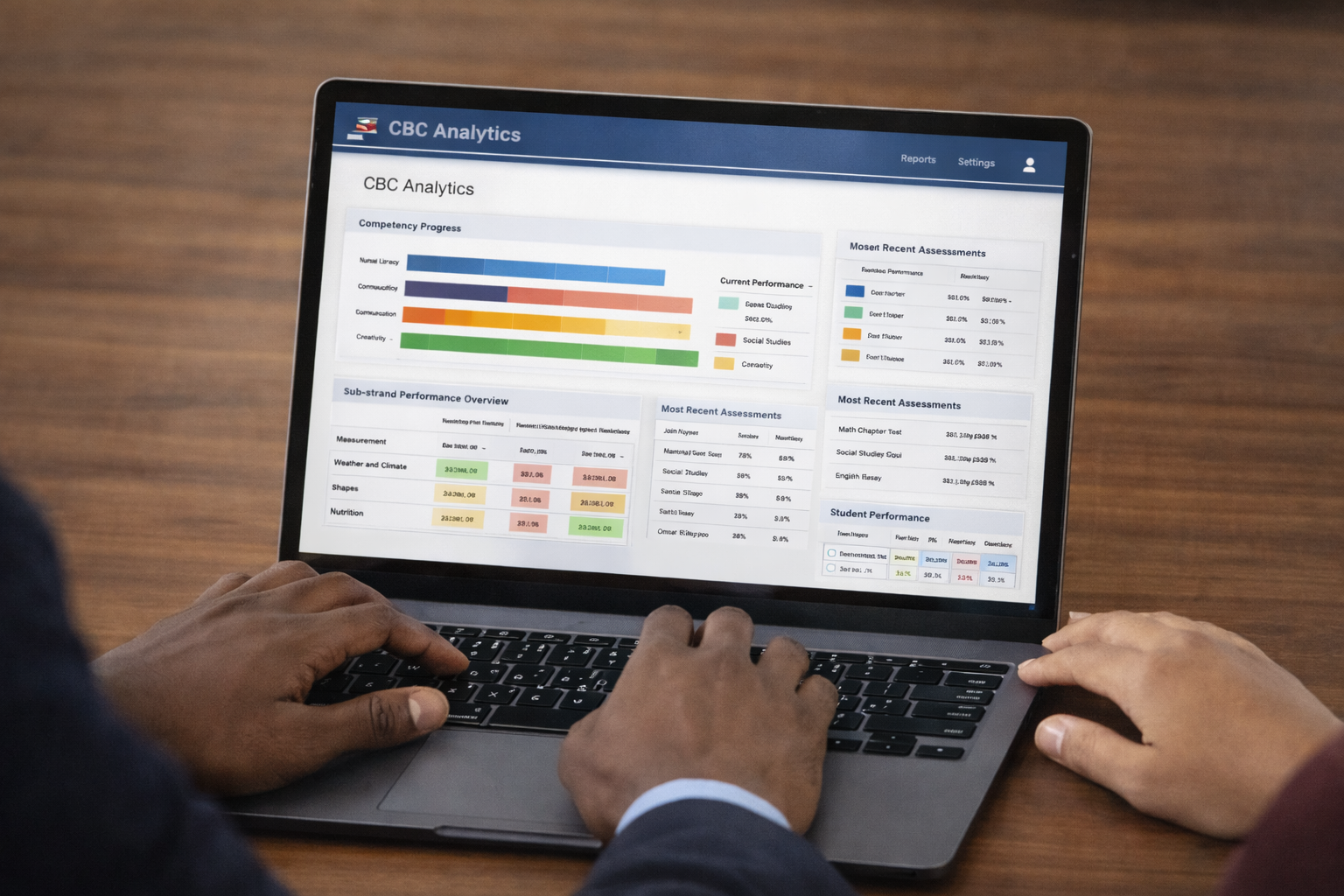 Data tables and reports