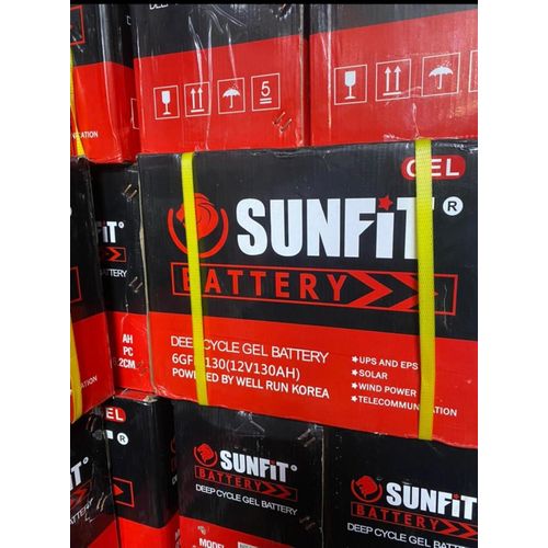 Sunfit 130ah GEL Solar Inverter Battery image 1