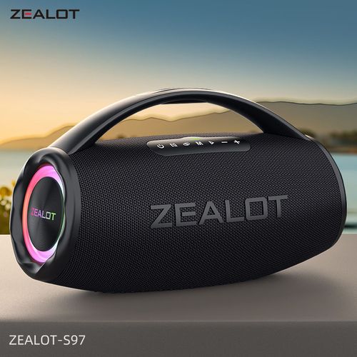 Zealot 80W Super Bass Bluetooth Speaker With 16000mAh Battery S97 image 1