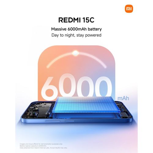 XIAOMI Redmi 15C 6.9'' 4GB RAM/128GB ROM Android 15 - Midnight Black image 3