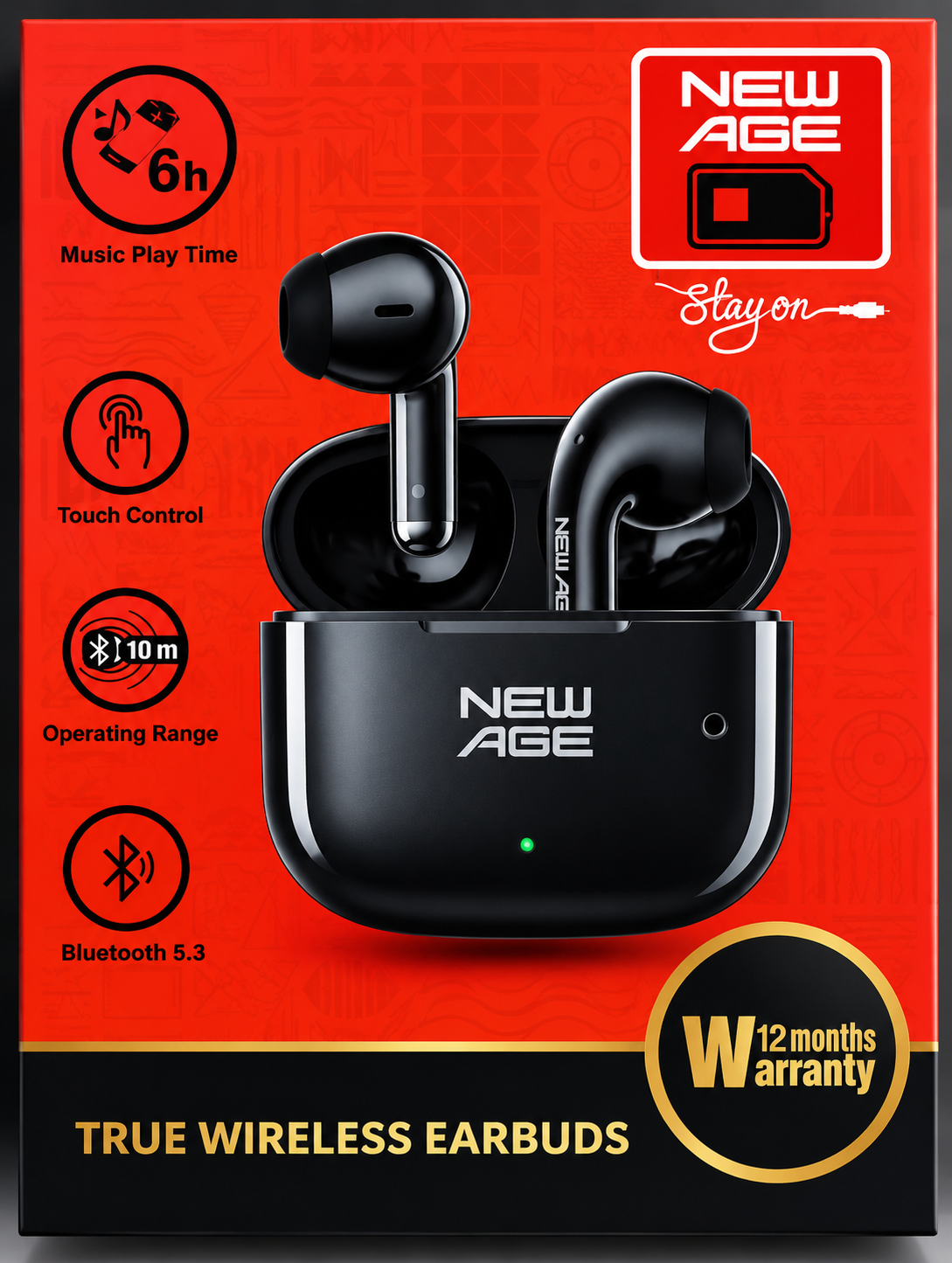 New Age True Wireless Earbuds image 2
