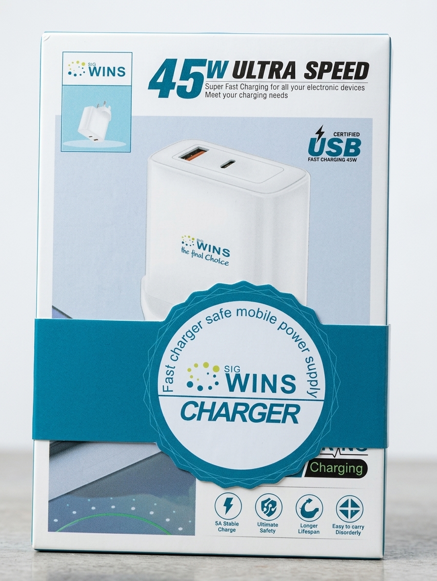 WINS 45W Ultra Speed Mobile Charger image 1