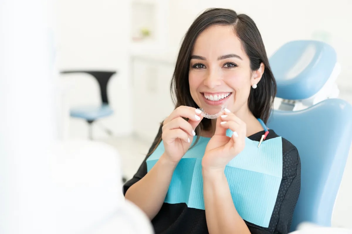 Metal Braces vs. Clear Aligners: Plano's Ultimate Guide, Plano, TX Metal braces on teeth