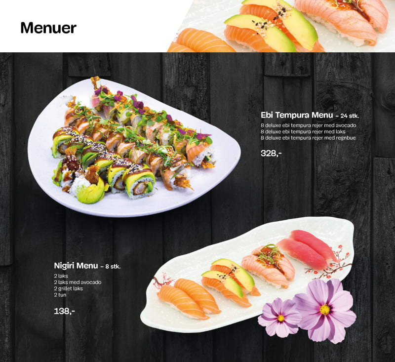 Sushi menu side 2