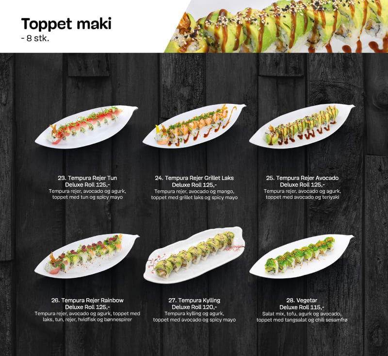 Toppet maki menu side 2