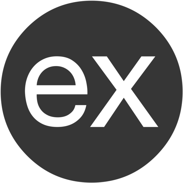 Express.js programming language and technology logo