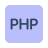 PHP programming language and technology logo
