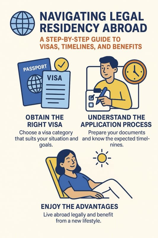 Navigating Legal Residency Abroad: A Detailed Step-By-Step Roadmap For Visas, Timelines, And Perks