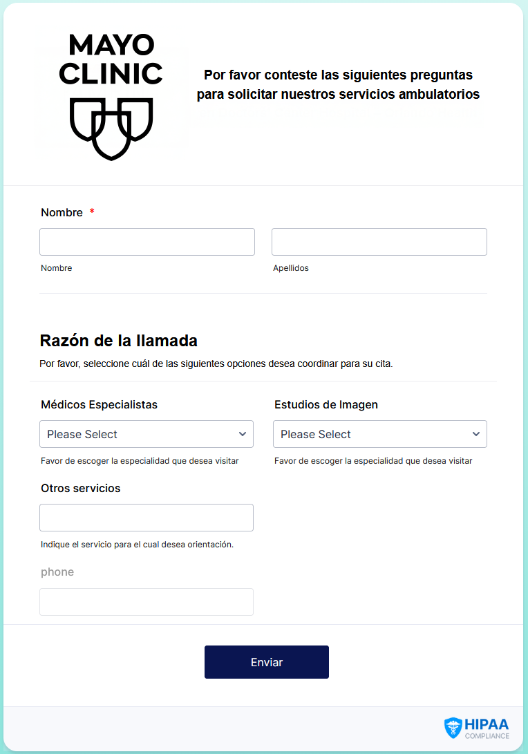 BrainHi Digital Forms Demo
