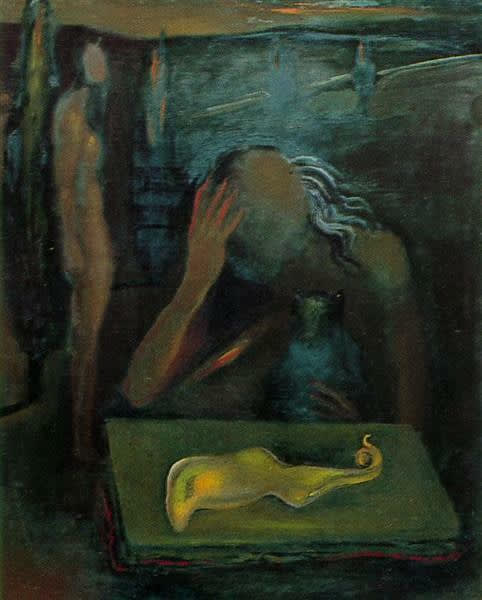 Looking at The Great Masturbator by Salvador Dali