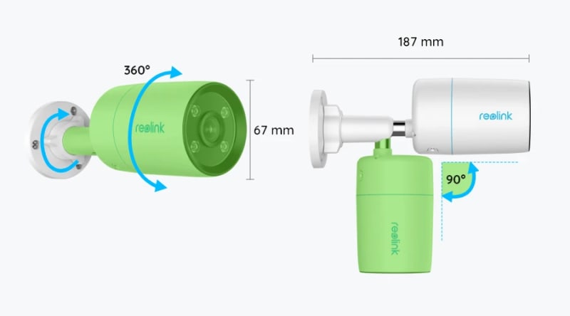 Reolink RLC-812A 8MP Outdoor PoE IP Bullet Camera infographic 3 of 3