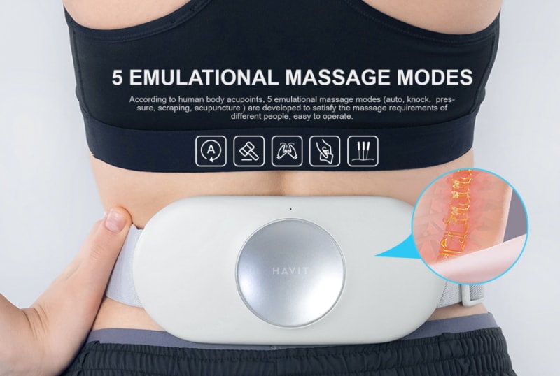 Havit WM1750 Waist Massager infographic 1 of 4