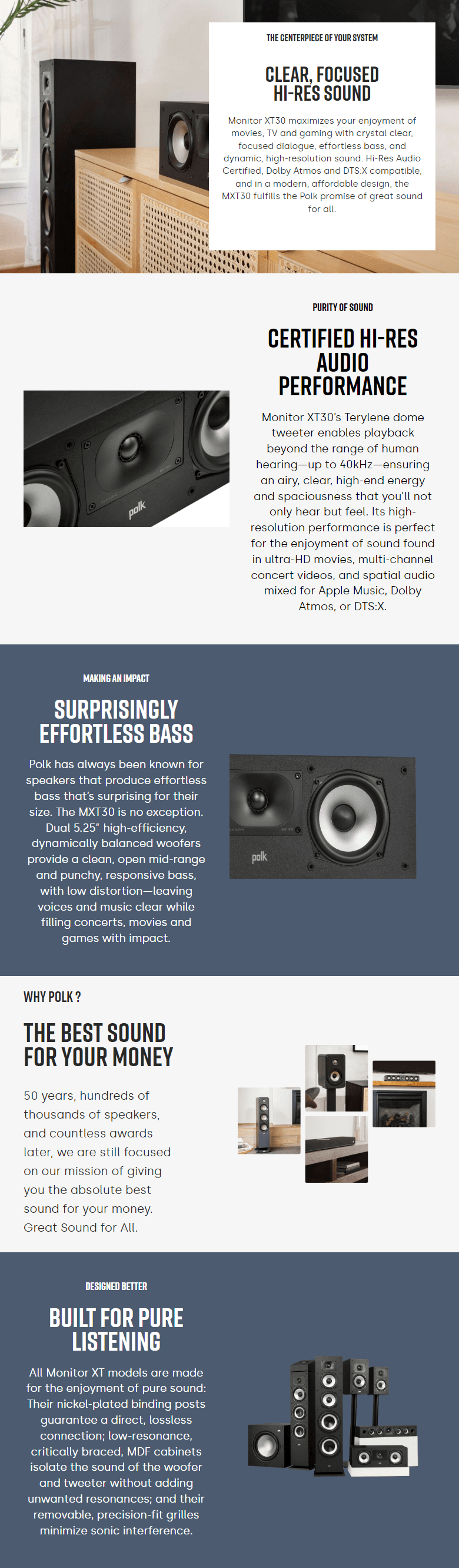 MXT30B features