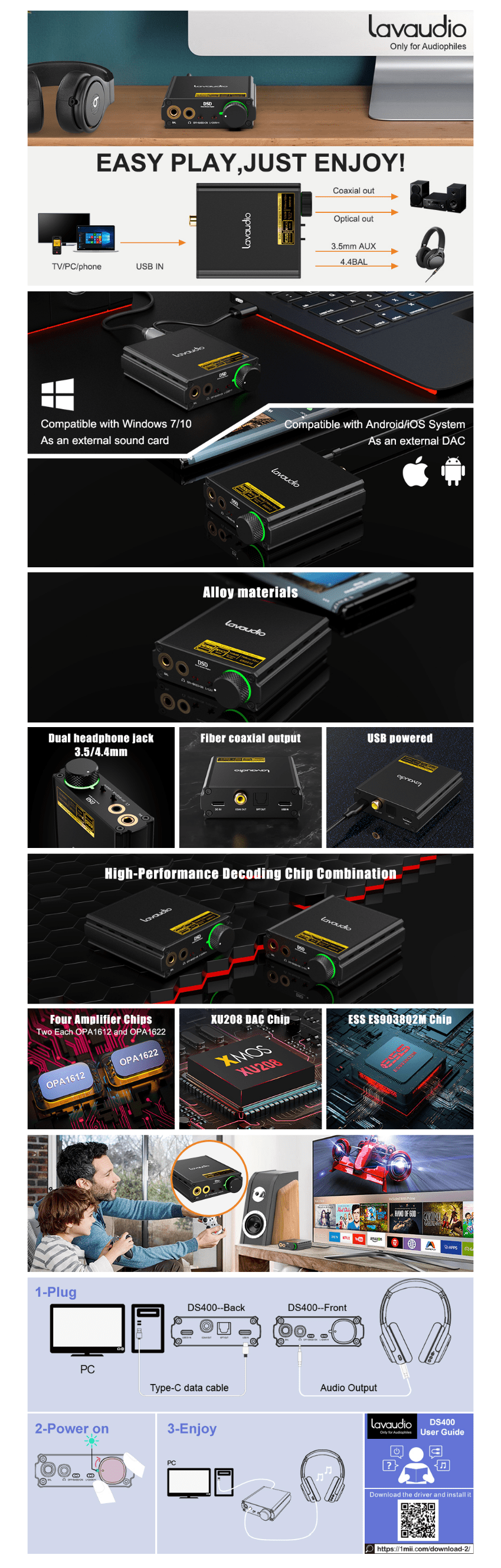 DS400 features