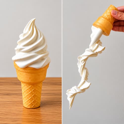 Cono de Helado Sensorial Estirable