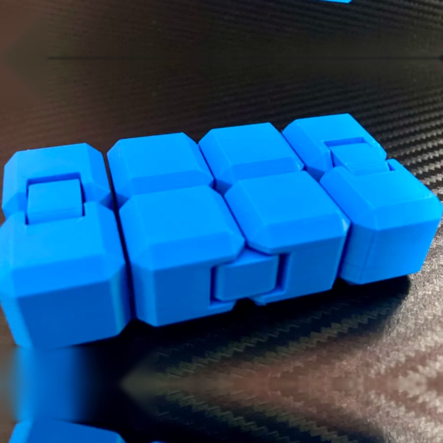 Cubo Infinito Antiestrés — juguete impreso en 3D