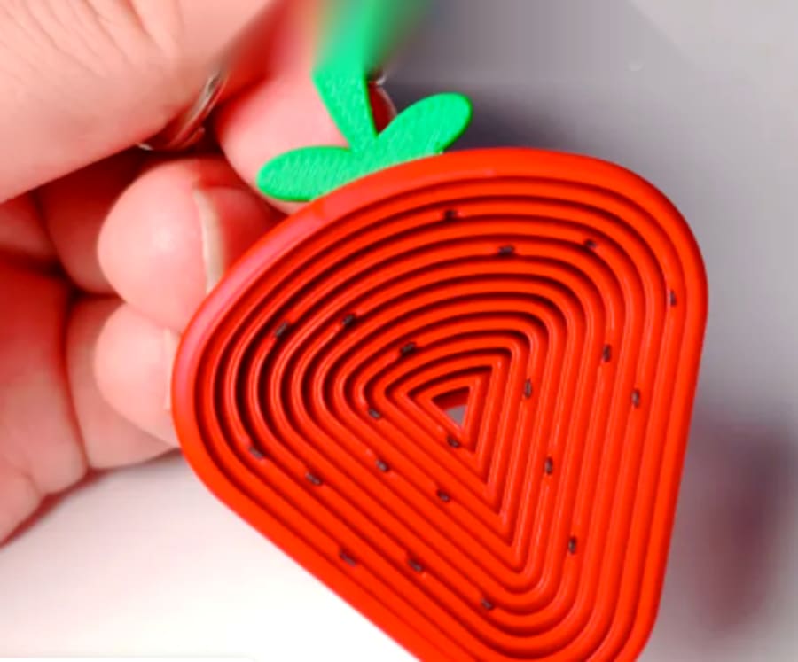 Fresa Sensorial Antiestrés Espiral — juguete impreso en 3D