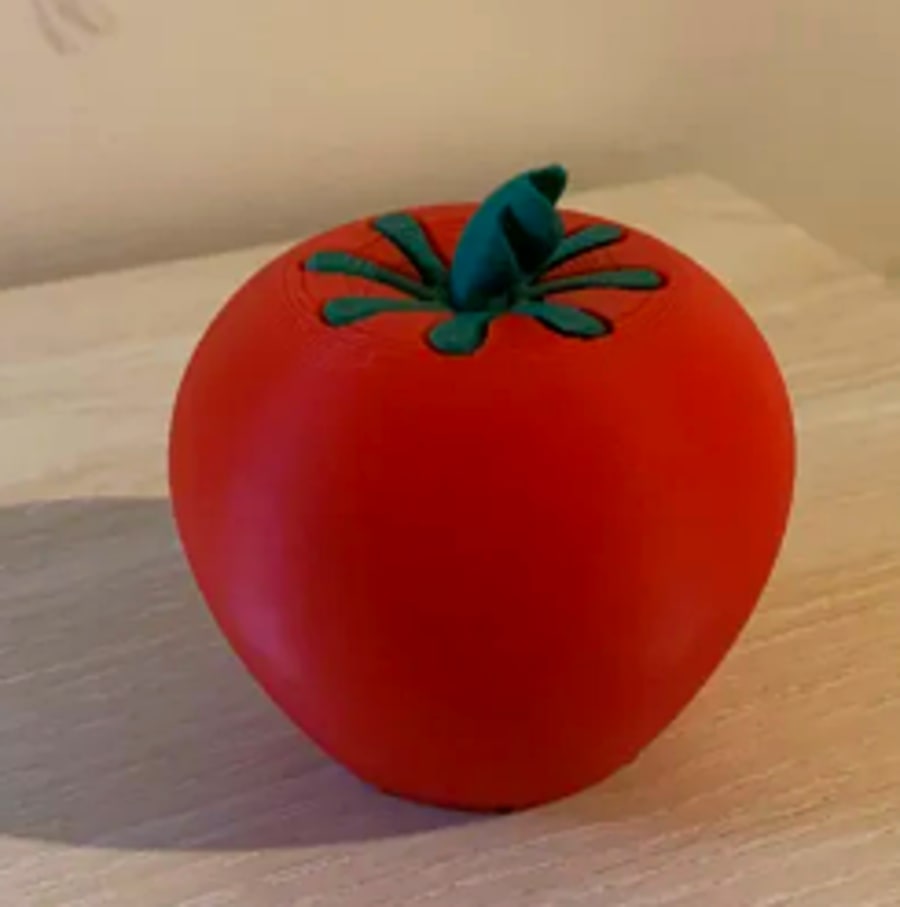 Manzana Espiral Sensorial Antiestrés — juguete impreso en 3D