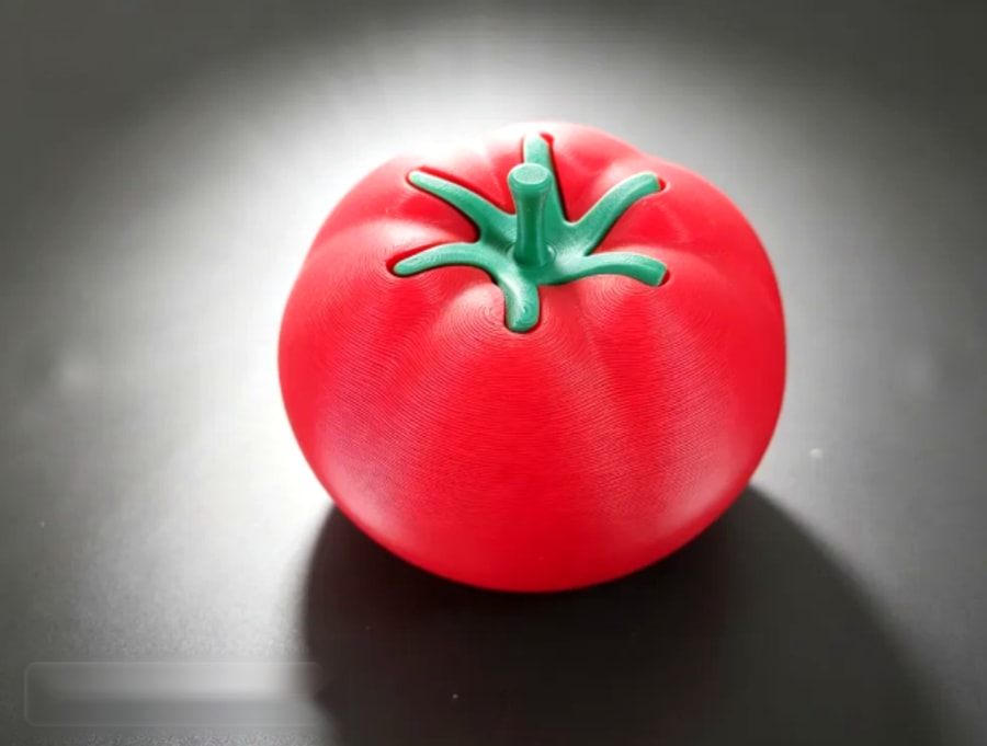 Tomate Sensorial Espiral — juguete impreso en 3D