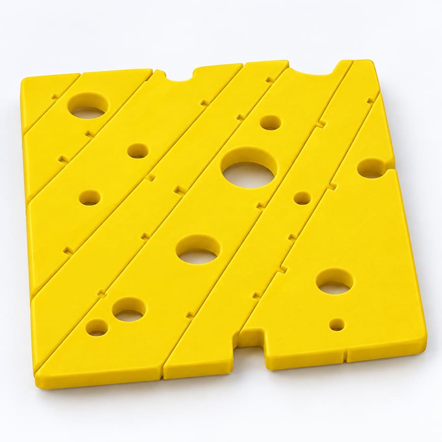 Lonja de Queso Sensorial Articulada — juguete impreso en 3D