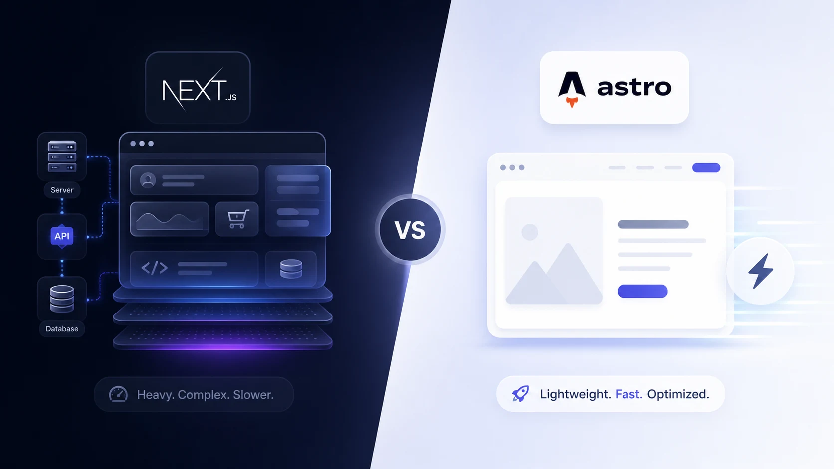 Why Astro is a Better Choice Than Next.js for Content-Driven Websites
