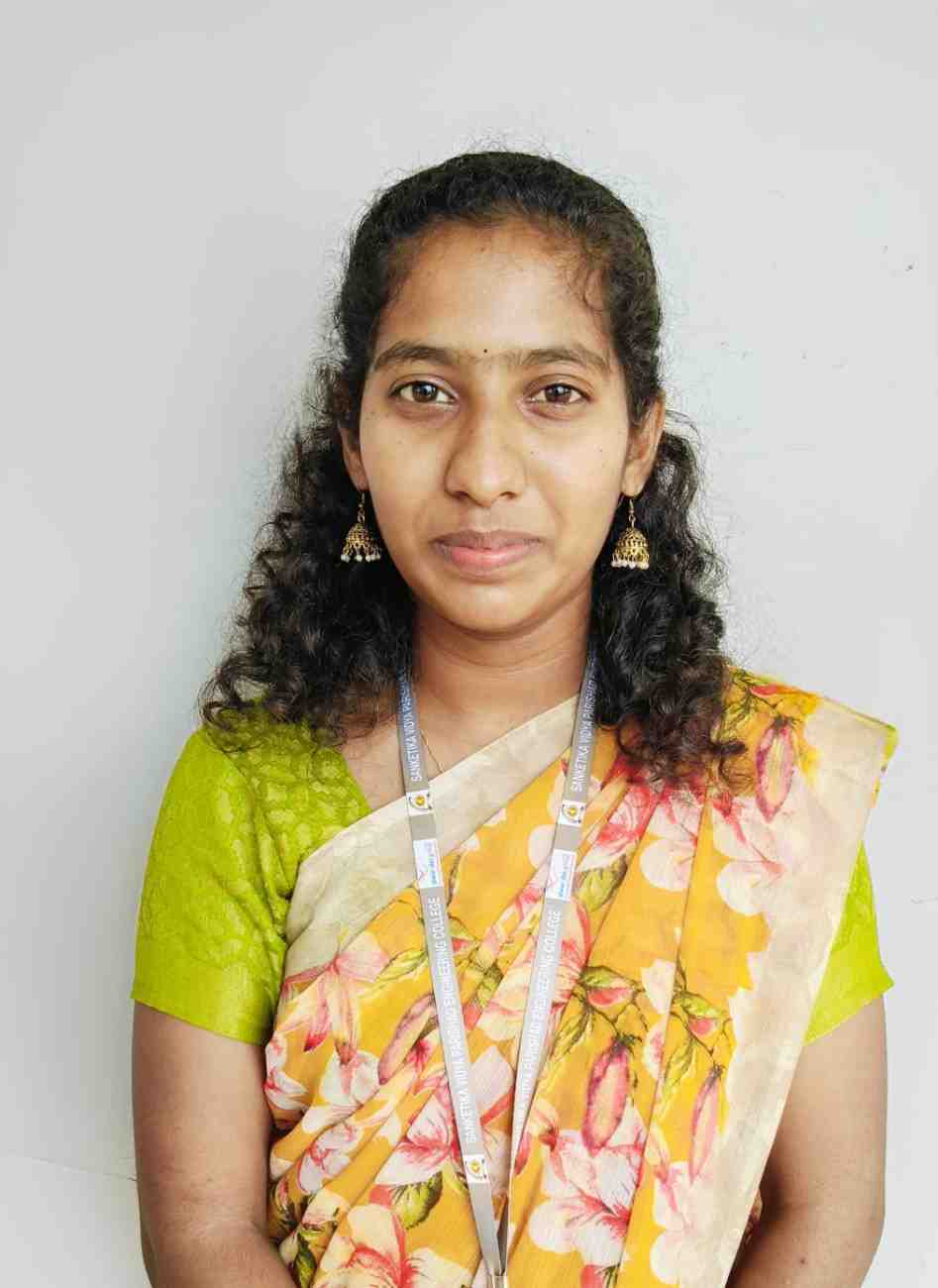 Y. Sangeetha - Lecturer AIML