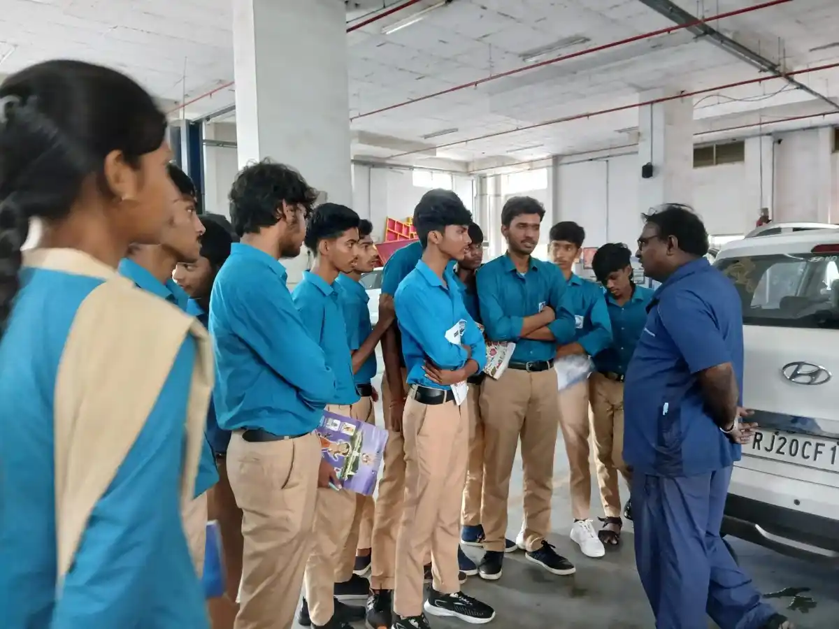 Industrial Visit - automobile Department Visit Photos