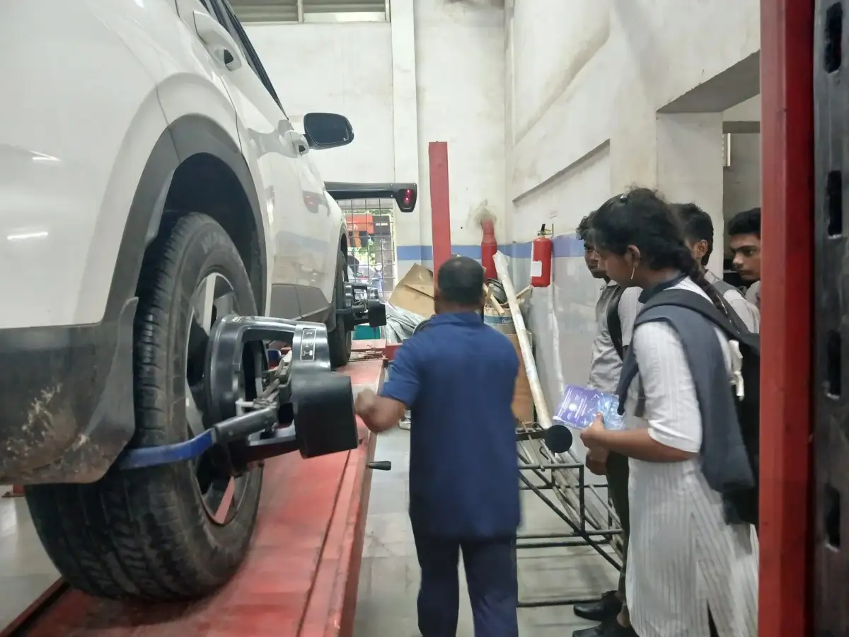 Industrial Visit - Students at Industry Location