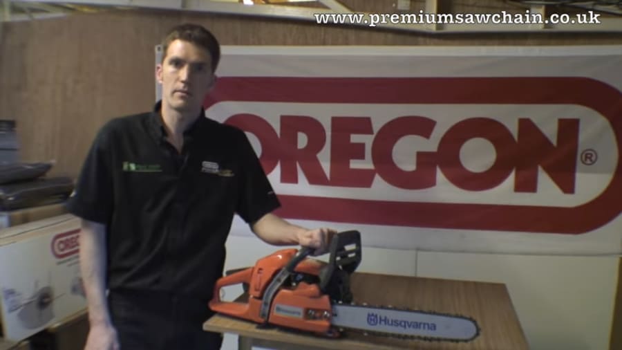 How to change a chainsaw chain