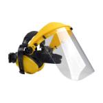 Polycarbonate visor & muff combination