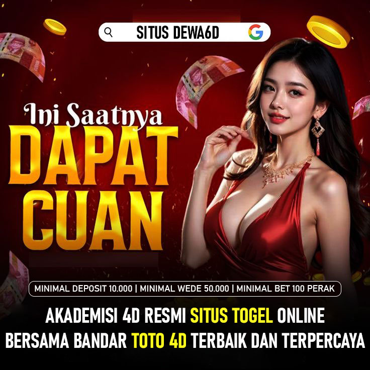 DEWA6D ∞ Akademisi 4D Resmi Situs Togel Online Bersama Toto 4D Terbaik Dan Terpercaya (Thumbnail 1 of 8)