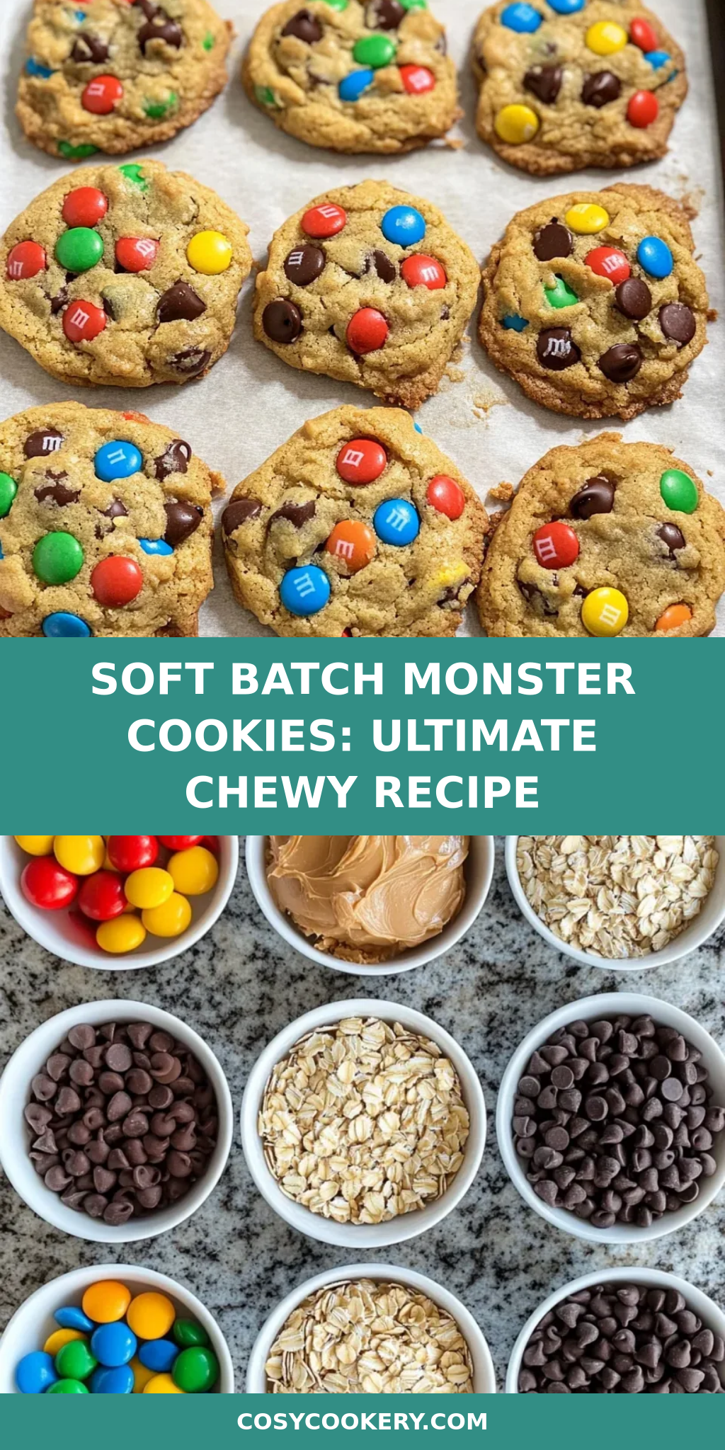 Soft Batch Monster Cookies: Ultimate Chewy Recipe