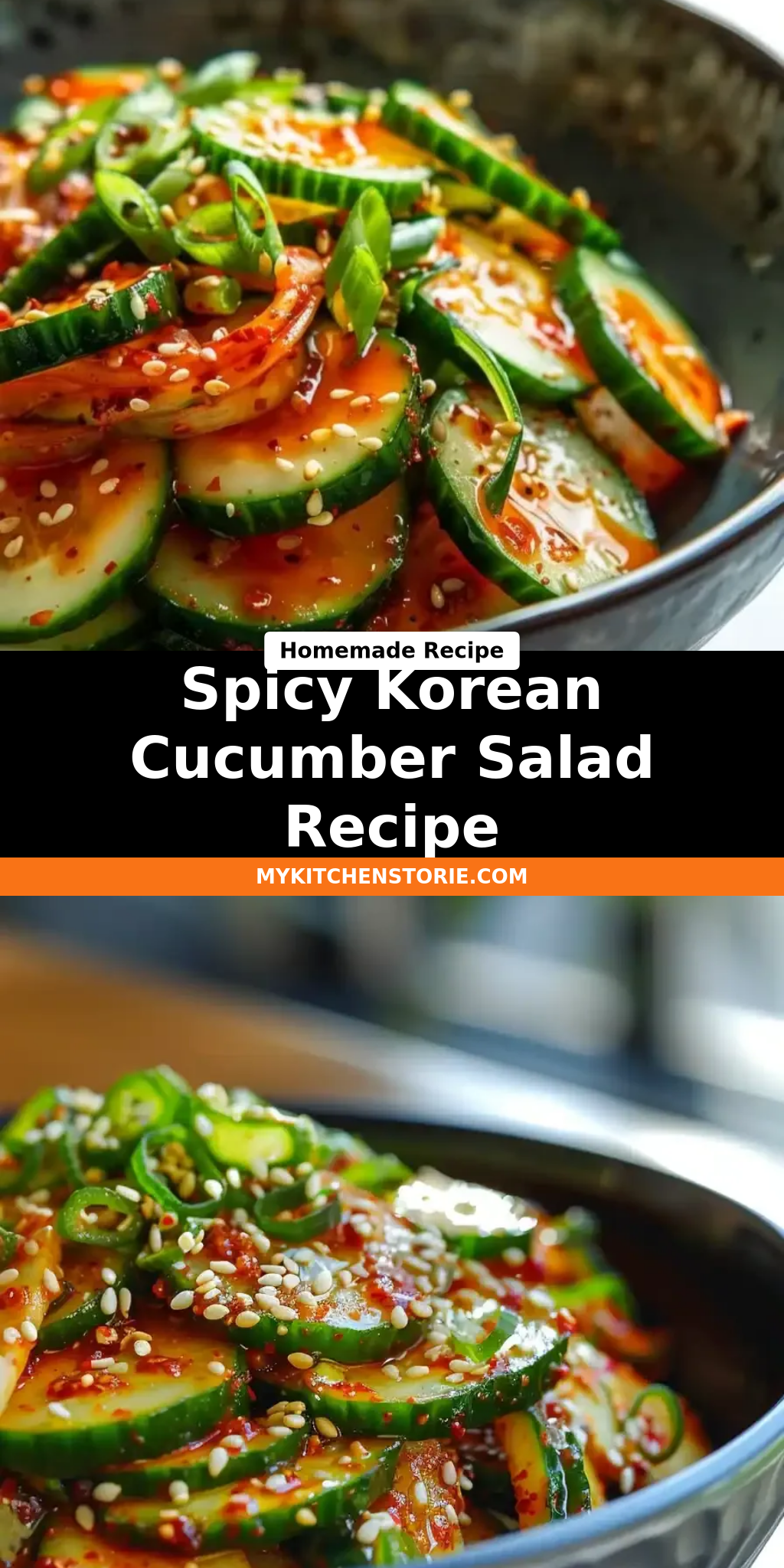 Spicy Korean Cucumber Salad Recipe