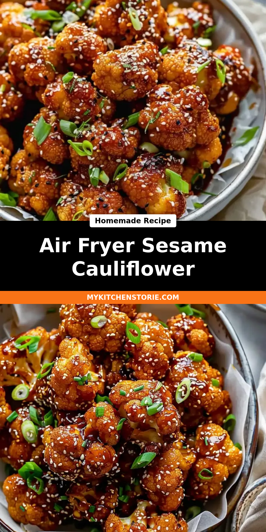 Air Fryer Sesame Cauliflower
