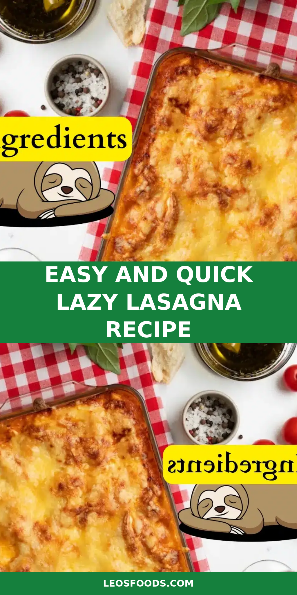 Easy and Quick Lazy Lasagna Recipe