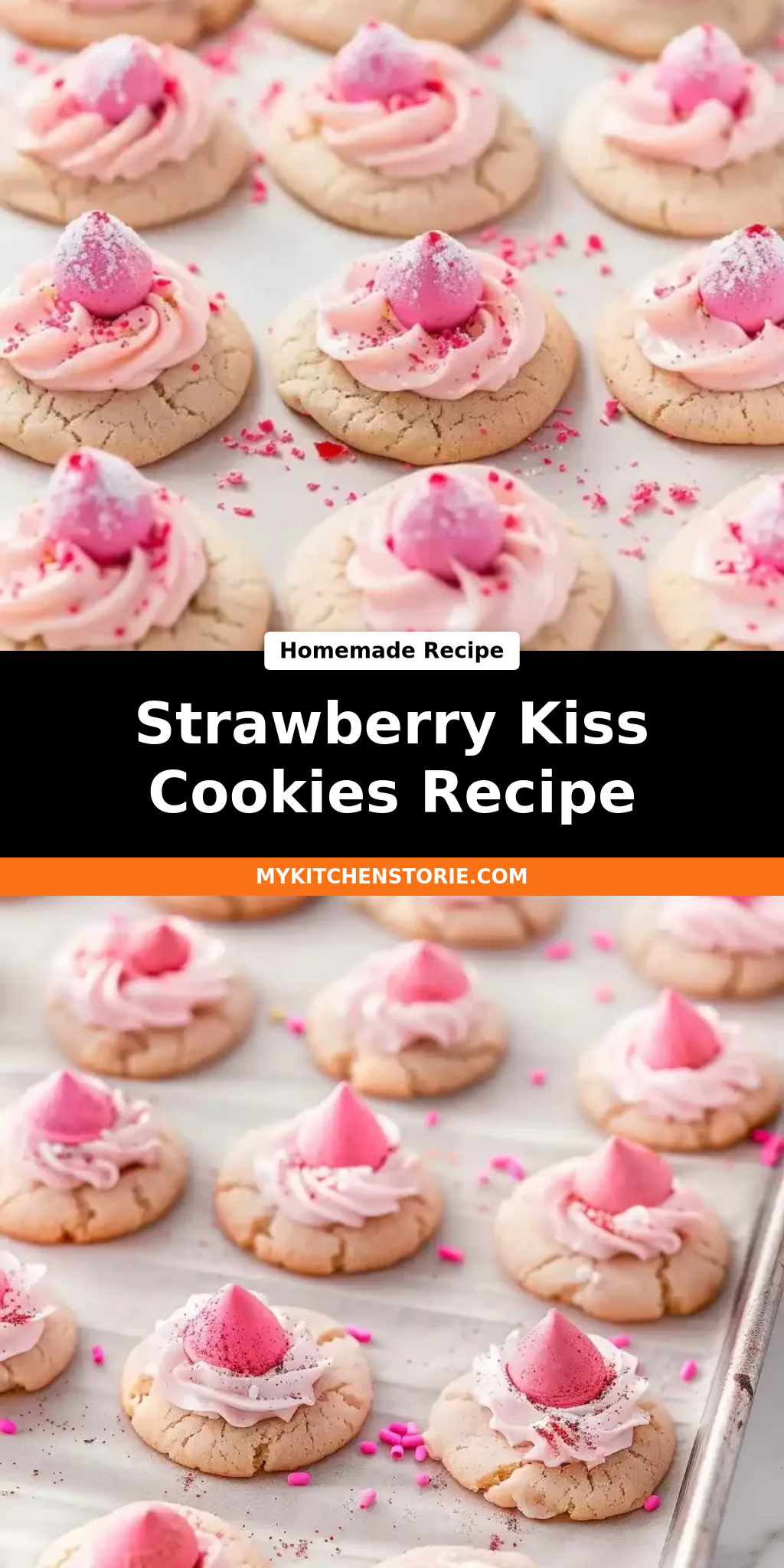Strawberry Kiss Cookies Recipe