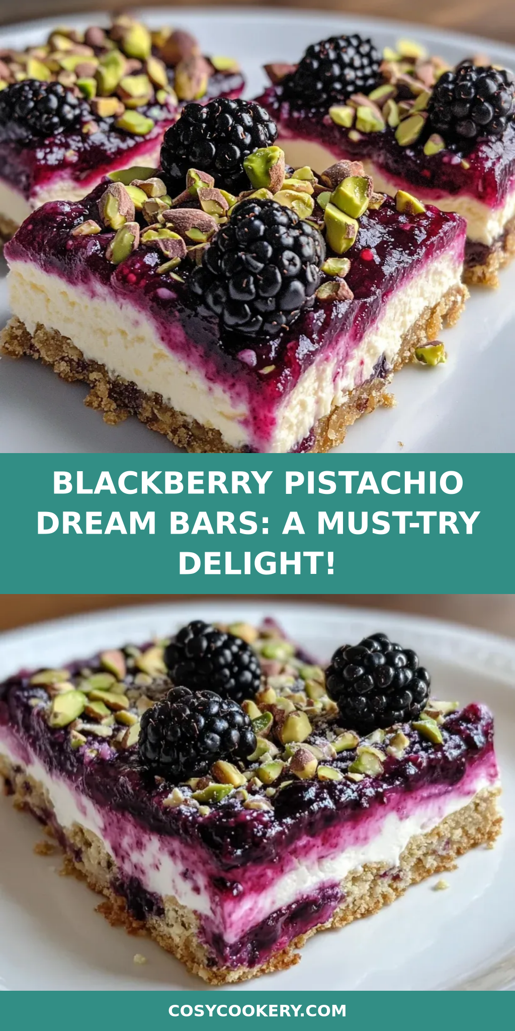 Blackberry Pistachio Dream Bars: A Must-Try Delight!