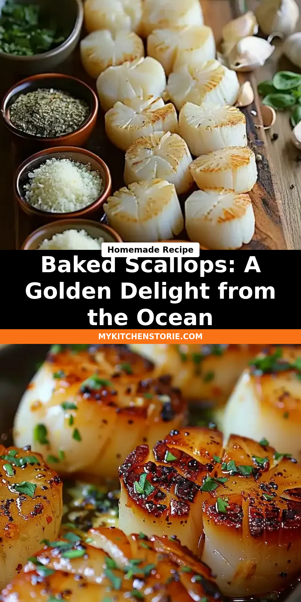 Baked Scallops: A Golden Delight from the Ocean