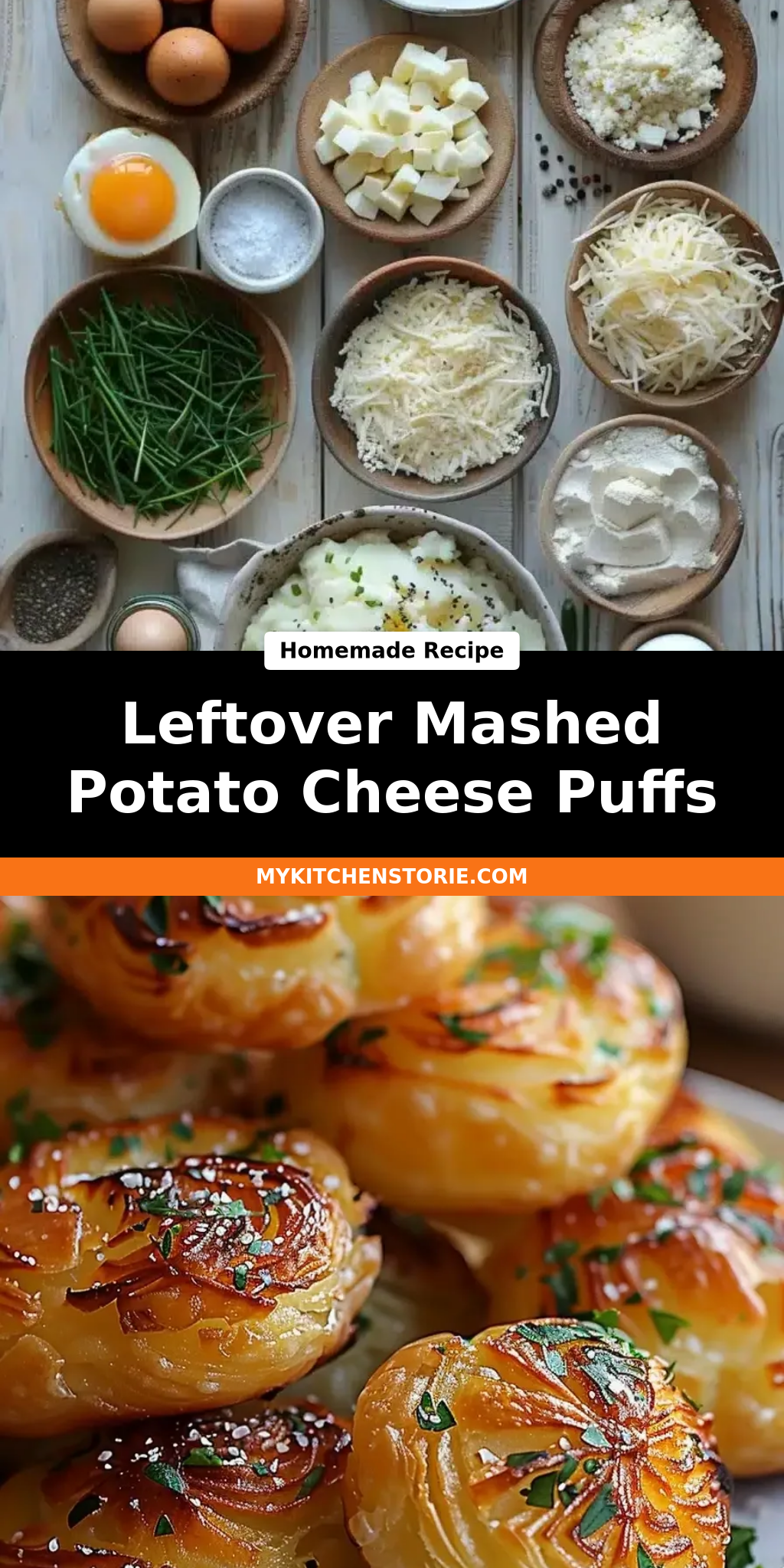 Leftover Mashed Potato Cheese Puffs